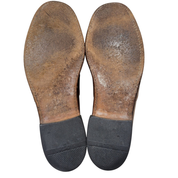 Allen Edmonds Enfield Tassel Loafers Size 12 Men's Brown Excellent Condition - Picture 12 of 15